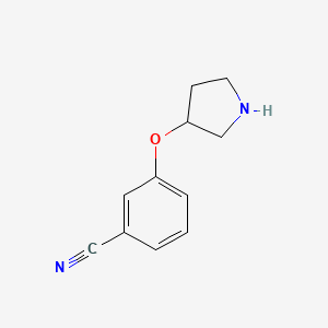 3-(Pyrrolidin-3-yloxy)benzonitrile