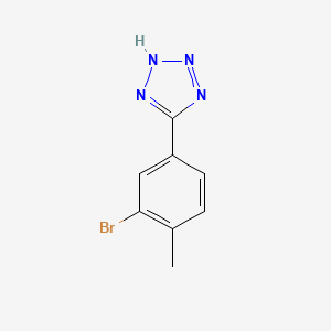 molecular formula C8H7BrN4 B1358757 5-(3-Bromo-4-methylphenyl)-2H-tetrazole CAS No. 326912-89-4