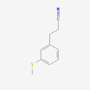 3-[3-(Methylsulfanyl)phenyl]propanenitrile