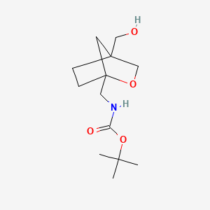 tert-Butyl ((4-(hydroxymethyl)-2-oxabicyclo[2.2.1]heptan-1-yl)methyl)carbamate