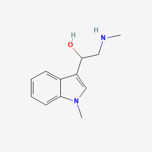 alpha-((Methylamino)methyl)-1-methylindole-3-methanol