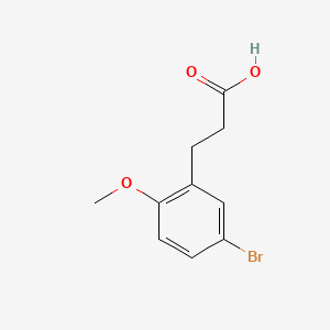 molecular formula C10H11BrO3 B1358761 3-(5-Bromo-2-methoxyphenyl)propanoic acid CAS No. 82547-30-6