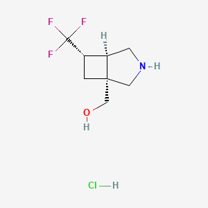 rac-[(1R,5R,6S)-6-(trifluoromethyl)-3-azabicyclo[3.2.0]heptan-1-yl]methanolhydrochloride