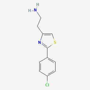 2-(2-(4-Chlorophenyl)thiazol-4-yl)ethanamine
