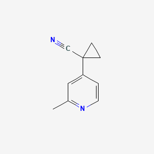 1-(2-Methylpyridin-4-yl)cyclopropanecarbonitrile