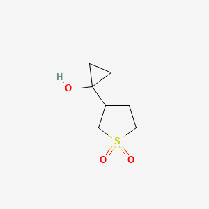 3-(1-Hydroxycyclopropyl)tetrahydrothiophene 1,1-dioxide