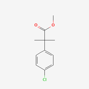 molecular formula C11H13ClO2 B1358773 Methyl 2-(4-chlorophenyl)-2-methylpropanoate CAS No. 57225-86-2
