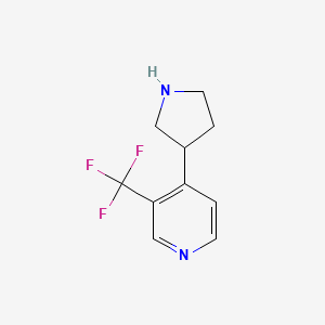 4-(Pyrrolidin-3-yl)-3-(trifluoromethyl)pyridine