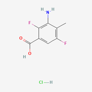 3-Amino-2,5-difluoro-4-methylbenzoicacidhydrochloride