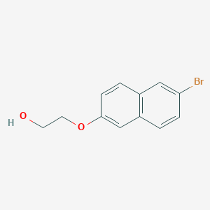 B1358781 2-(6-Bromonaphthalen-2-yl)oxyethanol CAS No. 165899-54-7