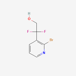 2-(2-Bromopyridin-3-yl)-2,2-difluoroethan-1-ol