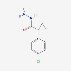 1-(4-Chlorophenyl)cyclopropanecarbohydrazide