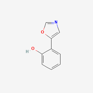 molecular formula C9H7NO2 B1358783 2-(Oxazol-5-yl)phenol CAS No. 391927-03-0