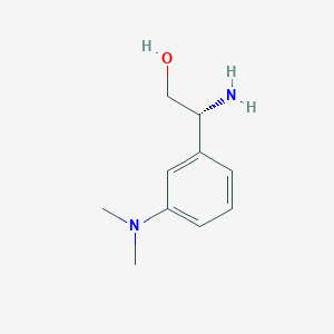 (r)-2-Amino-2-(3-(dimethylamino)phenyl)ethan-1-ol