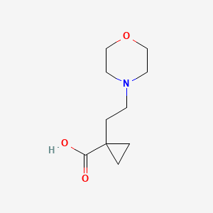 1-(2-Morpholinoethyl)cyclopropane-1-carboxylic acid