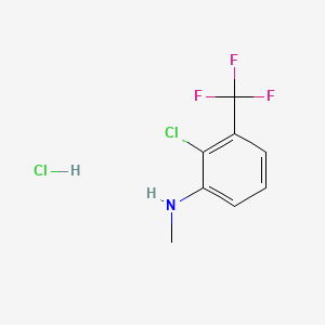 2-chloro-N-methyl-3-(trifluoromethyl)anilinehydrochloride