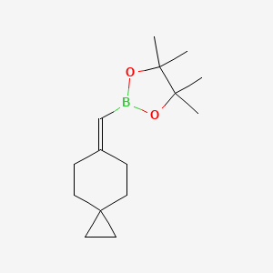 4,4,5,5-Tetramethyl-2-(spiro[2.5]octan-6-ylidenemethyl)-1,3,2-dioxaborolane