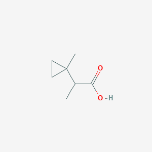 2-(1-Methylcyclopropyl)propanoic acid