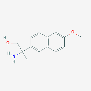 2-Amino-2-(6-methoxynaphthalen-2-yl)propan-1-ol