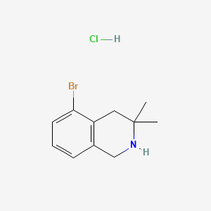 5-Bromo-3,3-dimethyl-1,2,3,4-tetrahydroisoquinoline hydrochloride