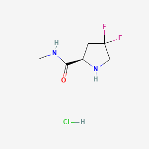 (2R)-4,4-difluoro-N-methylpyrrolidine-2-carboxamidehydrochloride