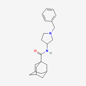 N-(1-benzylpyrrolidin-3-yl)adamantane-1-carboxamide