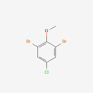 molecular formula C7H5Br2ClO B1358810 1,3-Dibromo-5-chloro-2-methoxybenzene CAS No. 174913-44-1