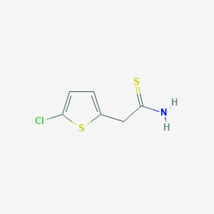 2-(5-Chlorothiophen-2-YL)ethanethioamide