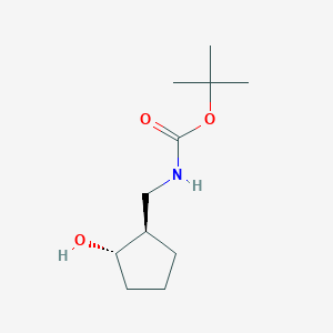 tert-Butyl (((1R,2S)-2-hydroxycyclopentyl)methyl)carbamate