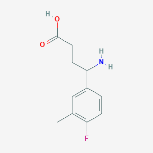 4-Amino-4-(4-fluoro-3-methylphenyl)butanoic acid