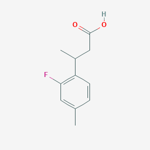 3-(2-Fluoro-4-methylphenyl)butanoic acid