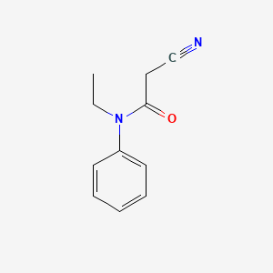 molecular formula C11H12N2O B1358834 2-cyano-N-ethyl-N-phenylacetamide CAS No. 922178-99-2