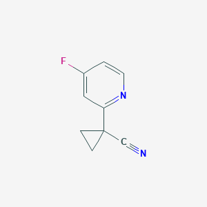 1-(4-Fluoropyridin-2-yl)cyclopropane-1-carbonitrile