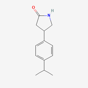 4-[4-(Propan-2-yl)phenyl]pyrrolidin-2-one