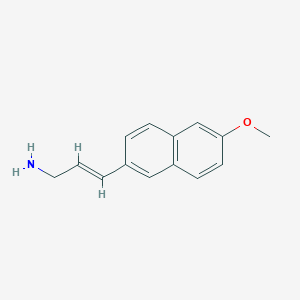 3-(6-Methoxynaphthalen-2-yl)prop-2-en-1-amine