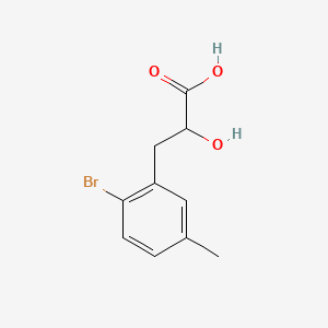 3-(2-Bromo-5-methylphenyl)-2-hydroxypropanoic acid