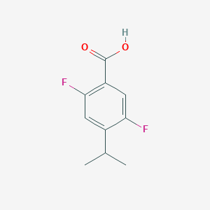 2,5-Difluoro-4-(propan-2-yl)benzoicacid