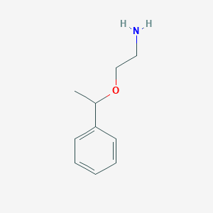 2-(1-Phenylethoxy)ethan-1-amine