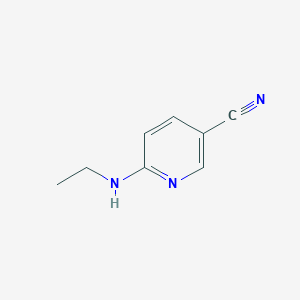 molecular formula C8H9N3 B1358846 6-(Ethylamino)pyridine-3-carbonitrile CAS No. 1016813-34-5