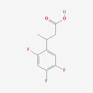 molecular formula C10H9F3O2 B13588496 3-(2,4,5-Trifluorophenyl)butanoic acid 