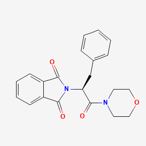 molecular formula C21H20N2O4 B13588518 2-[(2S)-1-morpholin-4-yl-1-oxo-3-phenylpropan-2-yl]isoindole-1,3-dione CAS No. 232923-93-2