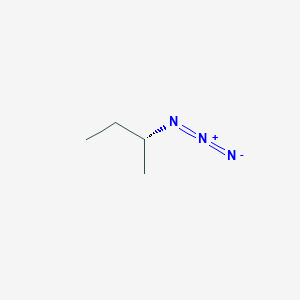 molecular formula C4H9N3 B13588528 (2R)-2-azidobutane 