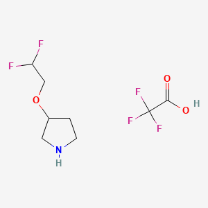 3-(2,2-Difluoroethoxy)pyrrolidine,trifluoroaceticacid