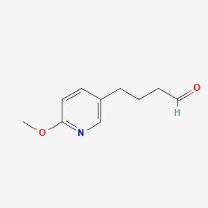 6-Methoxy-3-pyridinebutanal