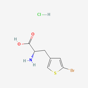 (2S)-2-amino-3-(5-bromothiophen-3-yl)propanoicacidhydrochloride