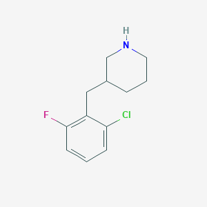 3-(2-Chloro-6-fluorobenzyl)piperidine