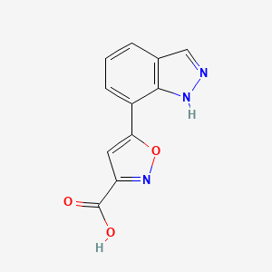 5-(1H-Indazol-7-yl)isoxazole-3-carboxylic acid