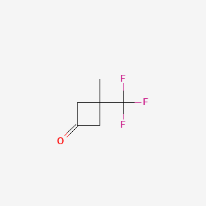 3-Methyl-3-(trifluoromethyl)cyclobutan-1-one