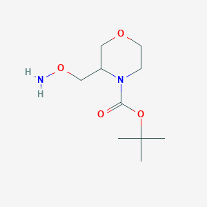 tert-Butyl 3-[(aminooxy)methyl]morpholine-4-carboxylate