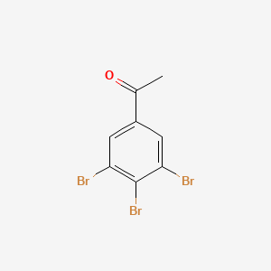 molecular formula C8H5Br3O B1358889 Ethanone, 1-(3,4,5-tribromophenyl)- CAS No. 104892-58-2